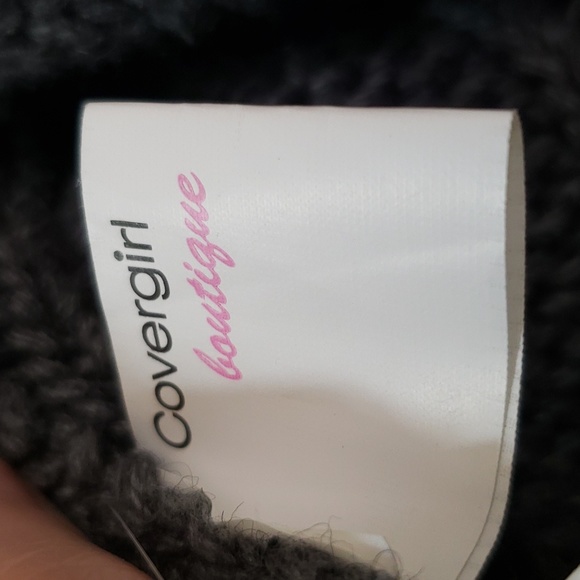 SOLD Mixed Knit Wool Open Front Longline Cardigan - Picture 5 of 8